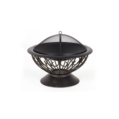 oem design treasures square  fire pit basket brazier heater